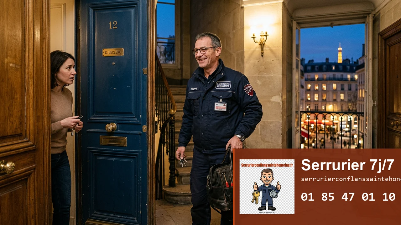 Serrurier en urgence à Conflans-Sainte-Honorine : que faire et combien ça coûte