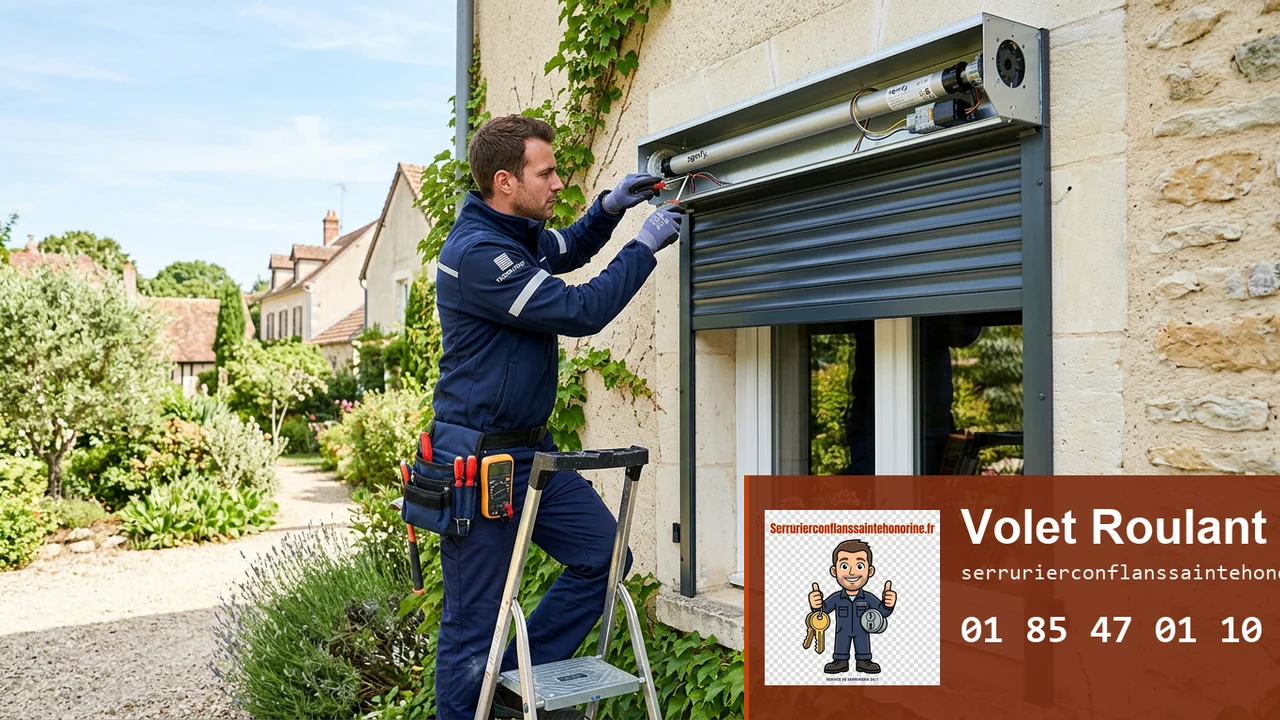 Volet roulant bloqué à Conflans-Sainte-Honorine : causes et solutions